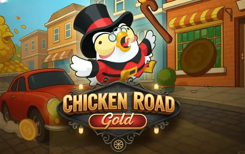 Chicken Road Gold game banner