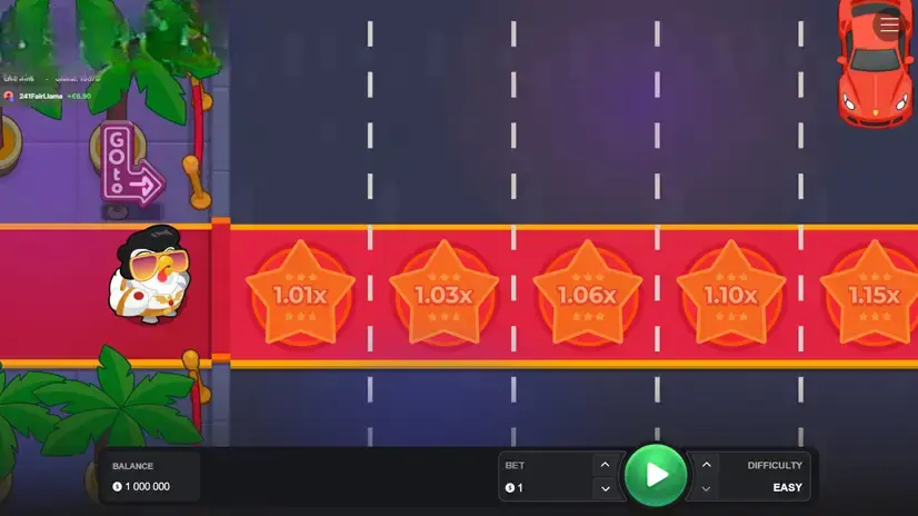 Chicken Road Vegas game screenshot