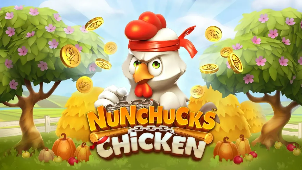 Nunchucks Chicken Banner