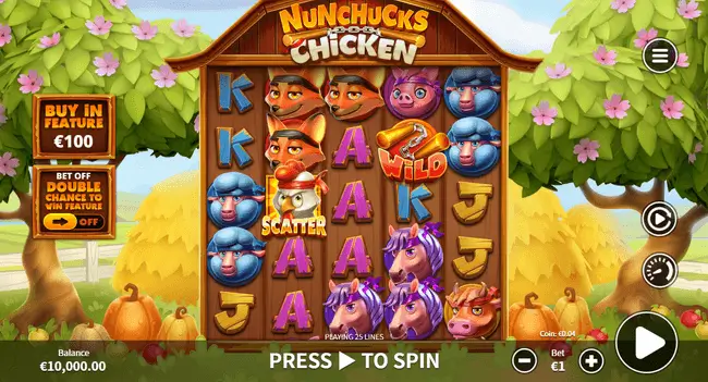 Nunchucks Chicken Screenshot