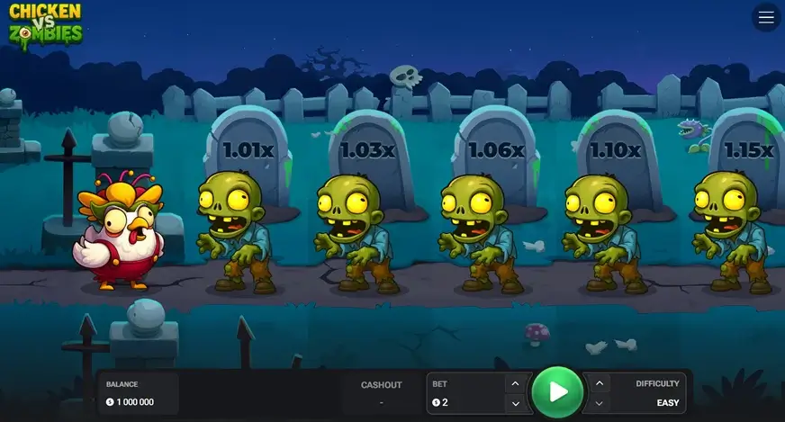 Chicken vs Zombies Game Screenshot