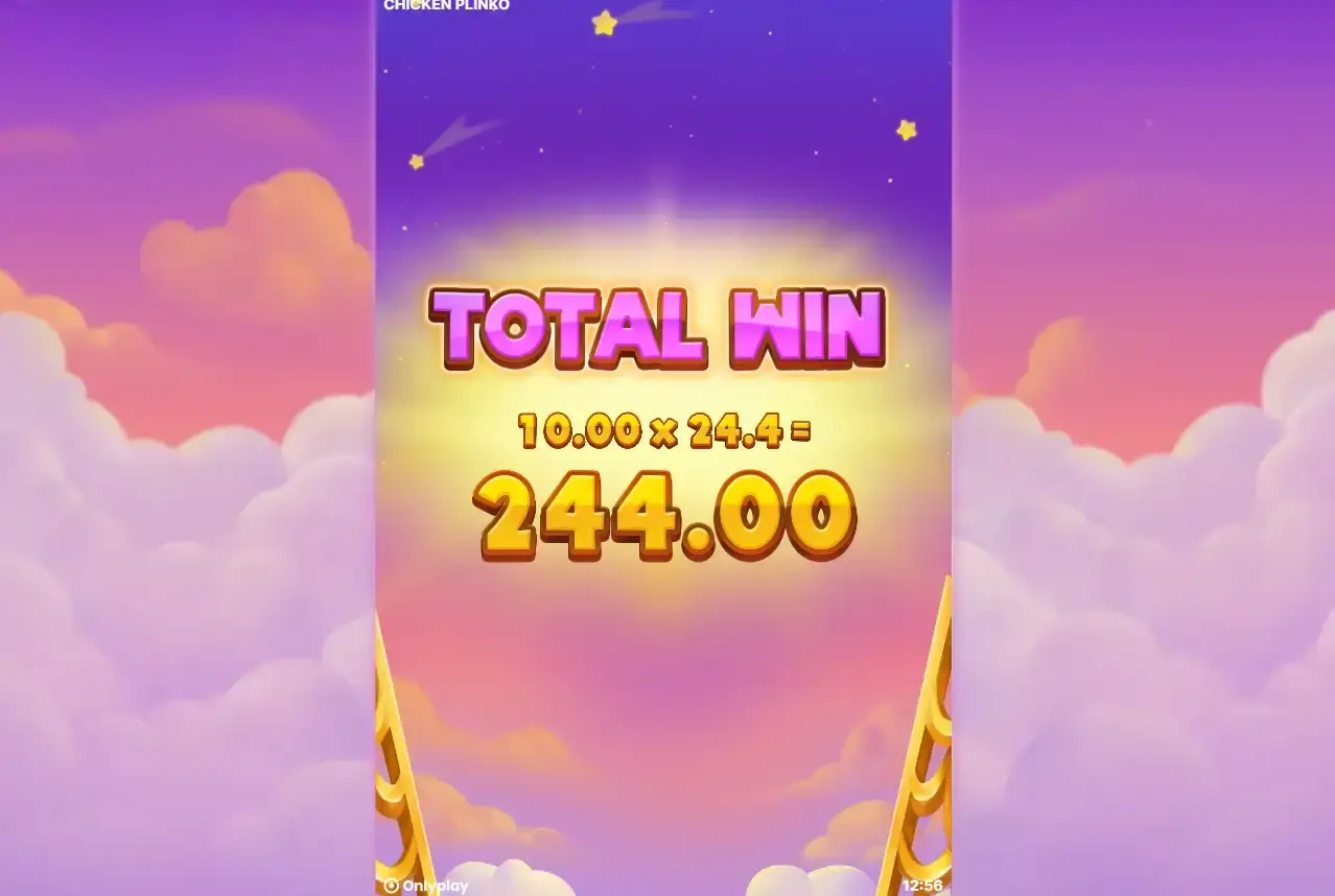 Chicken Plinko Game Screenshot