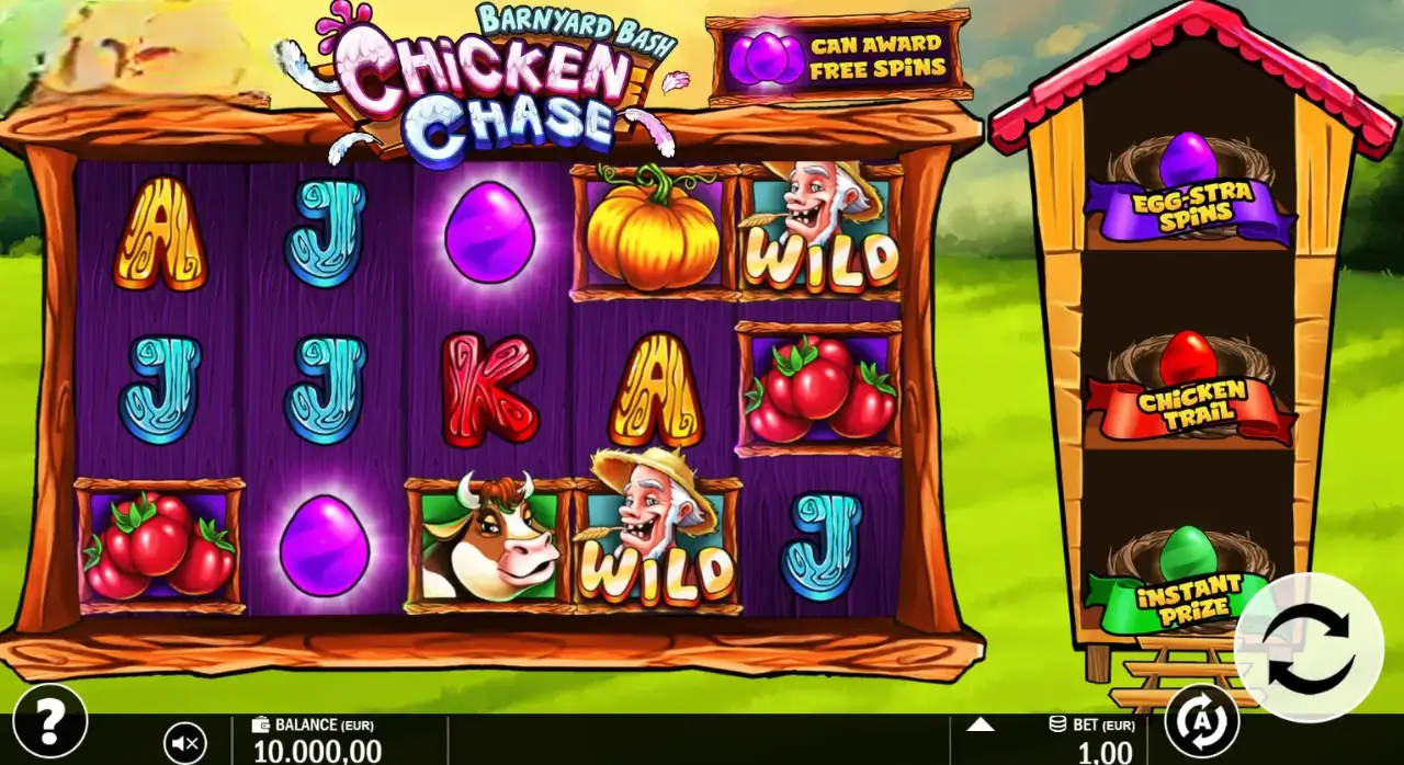 Barnyard Bash Chicken Chase Game Screenshot