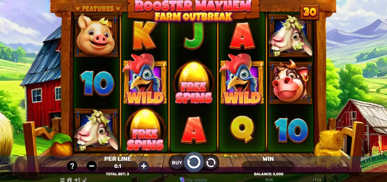 Rooster Mayhem Farm Outbreak Game Screenshot