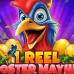 1 Reel Rooster Mayhem Game Banner