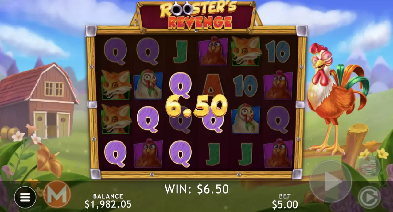 Rooster’s Revenge Game Screenshot