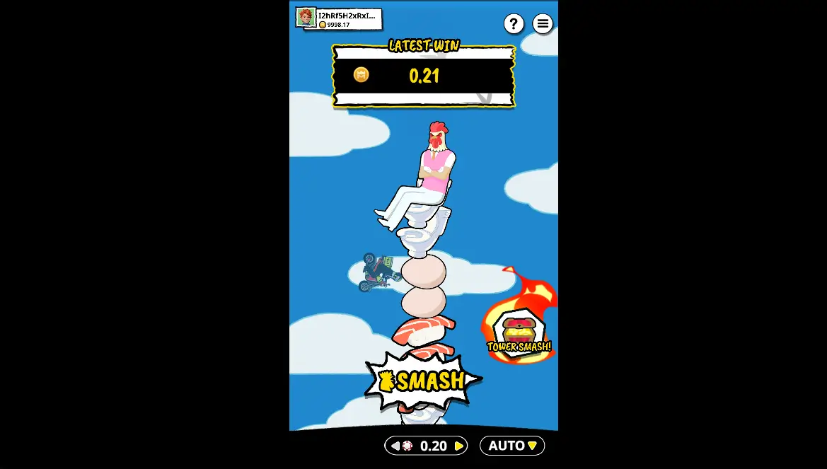 Toridama Tap Smash game screenshot