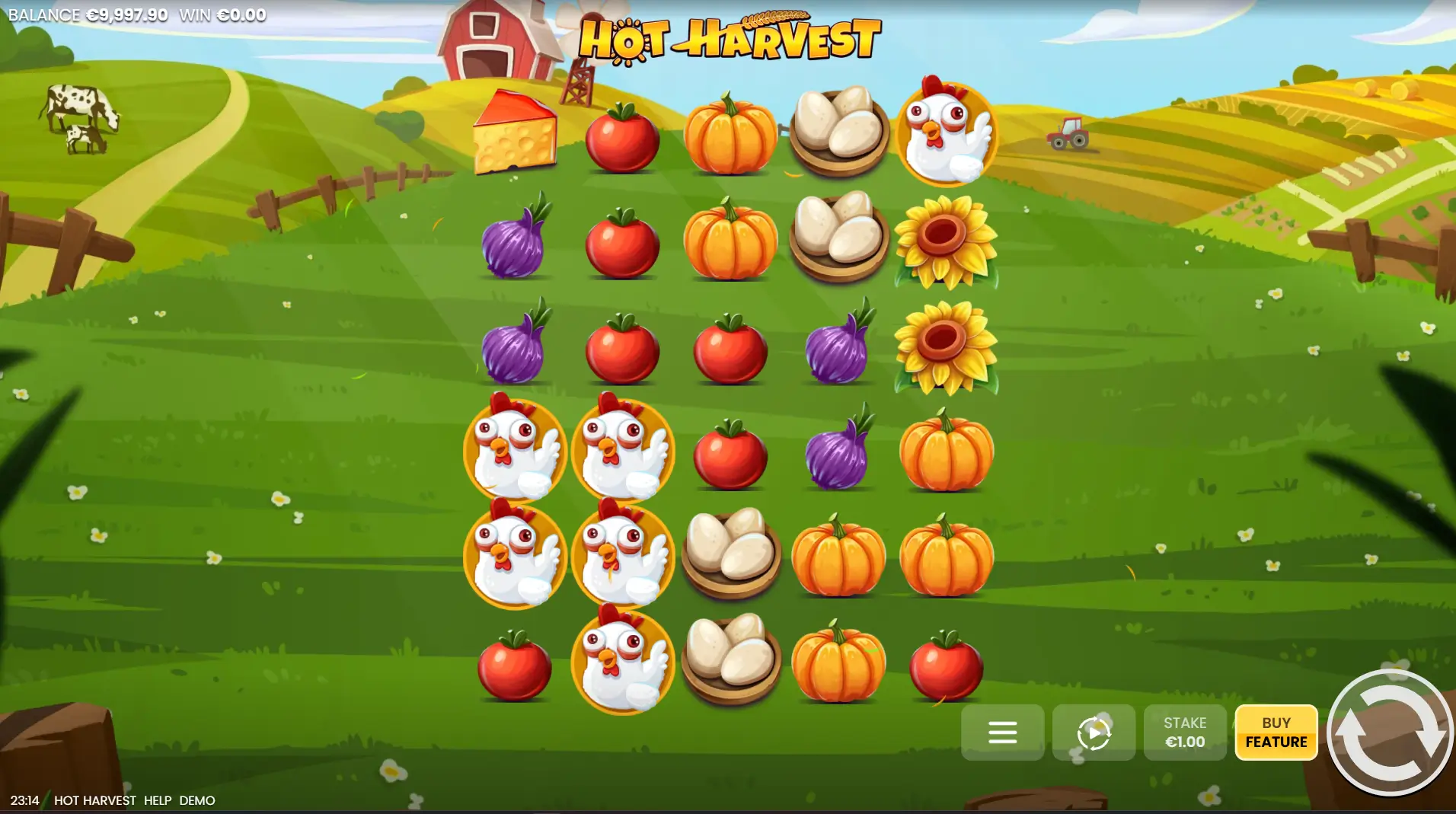 hot harvest game screenshot