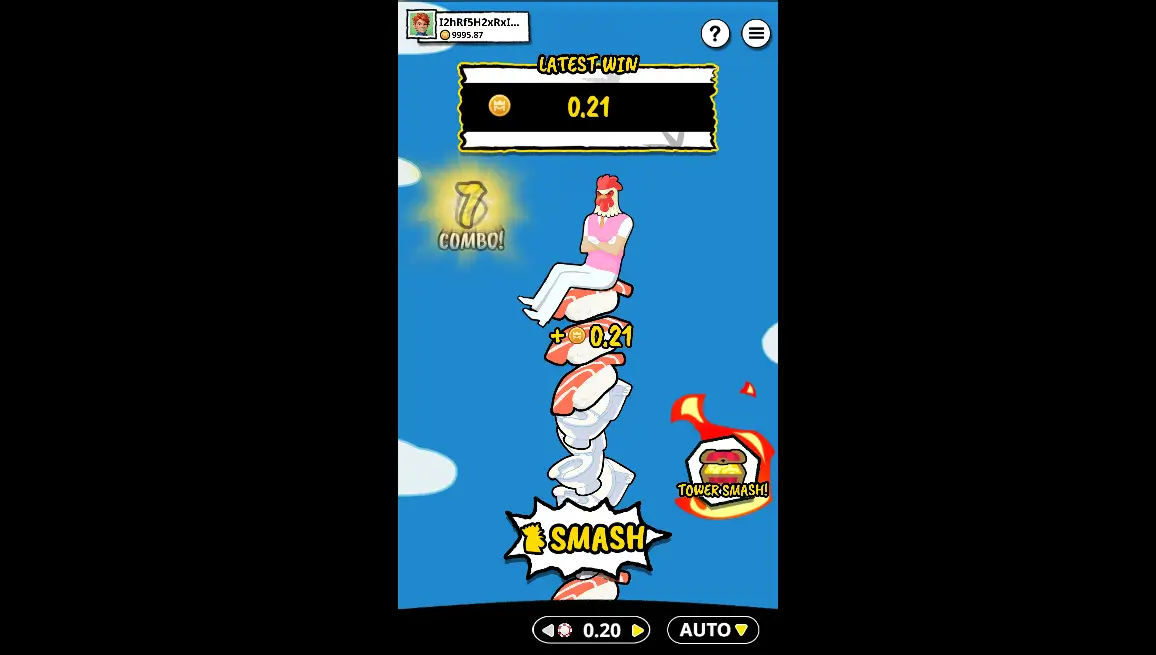 Toridama Tap Smash game screenshot