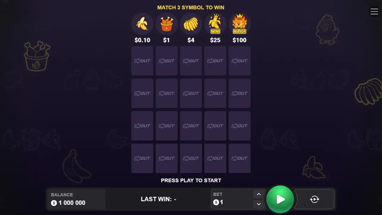 Chicken Banana Game Screenshot