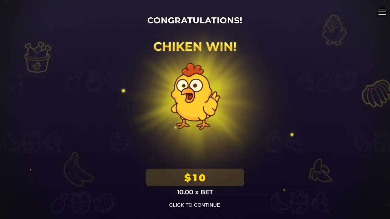 Chicken Banana Game Screenshot