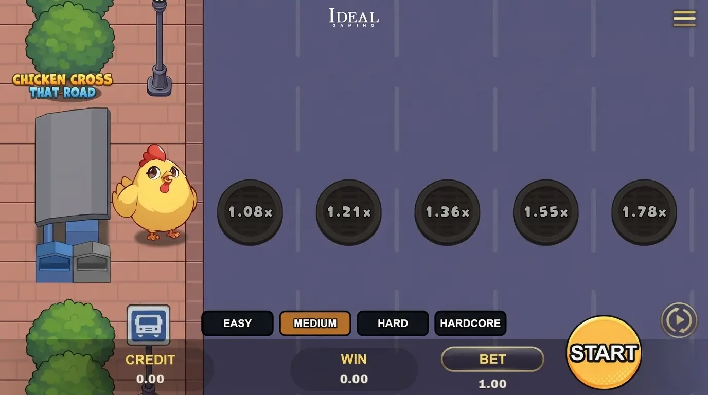 chicken cross that road game screenshot