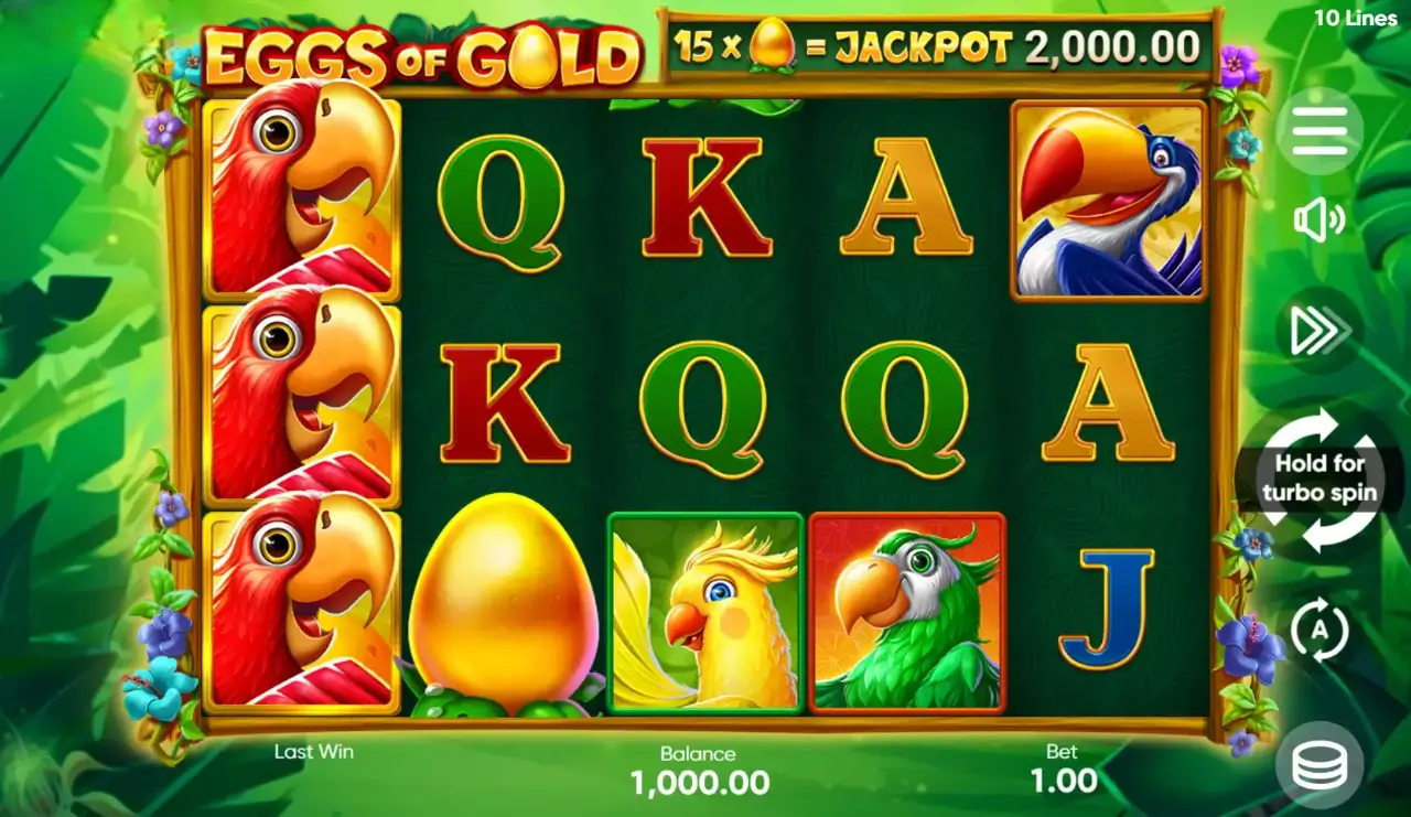 Eggs Of Gold Game Screenshot