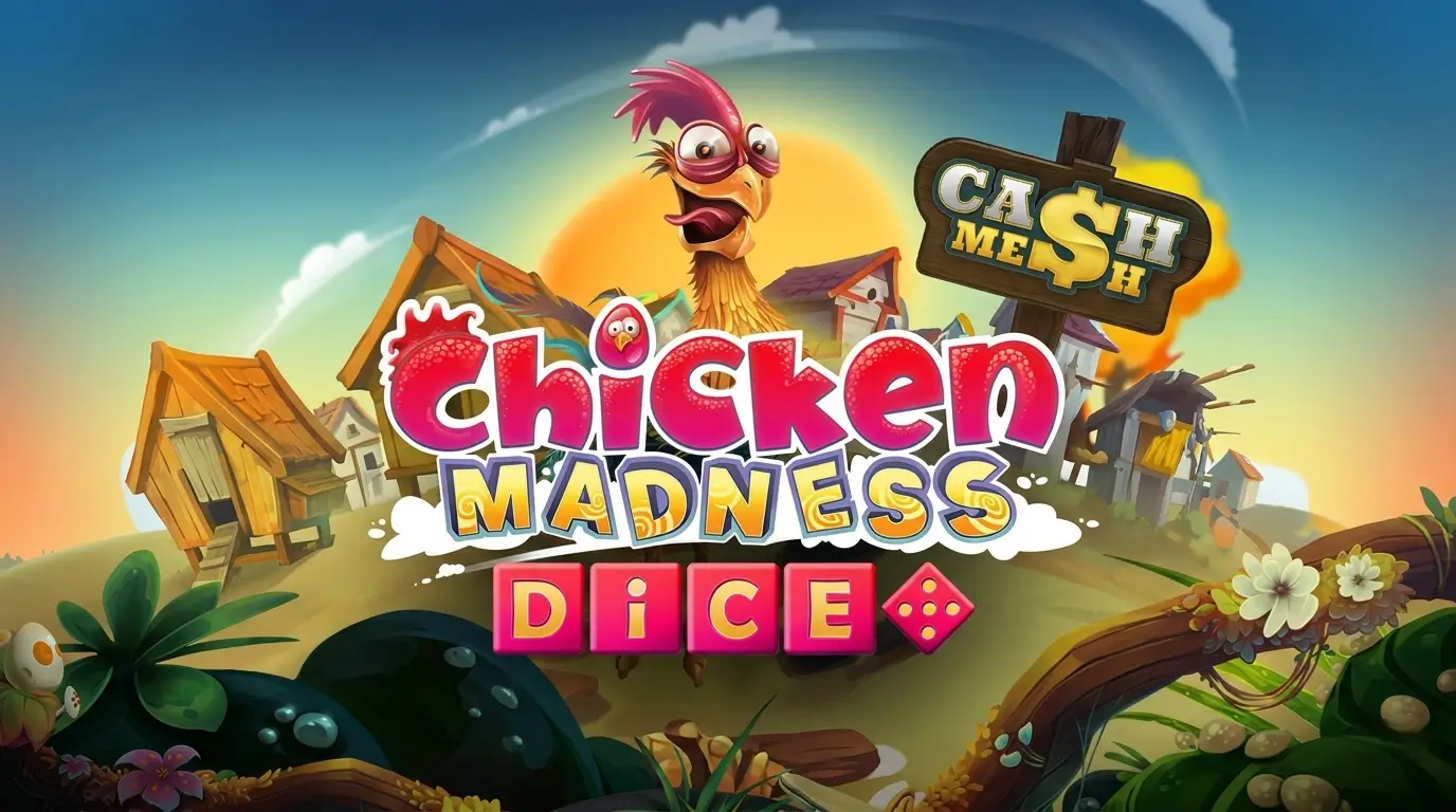 chicken madness dice game banner