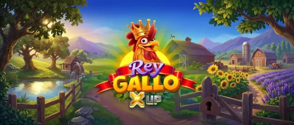 Rey Gallo X UP by Alchemy Gaming in 2026: a 15,000× ceiling with a 94.2% handicap