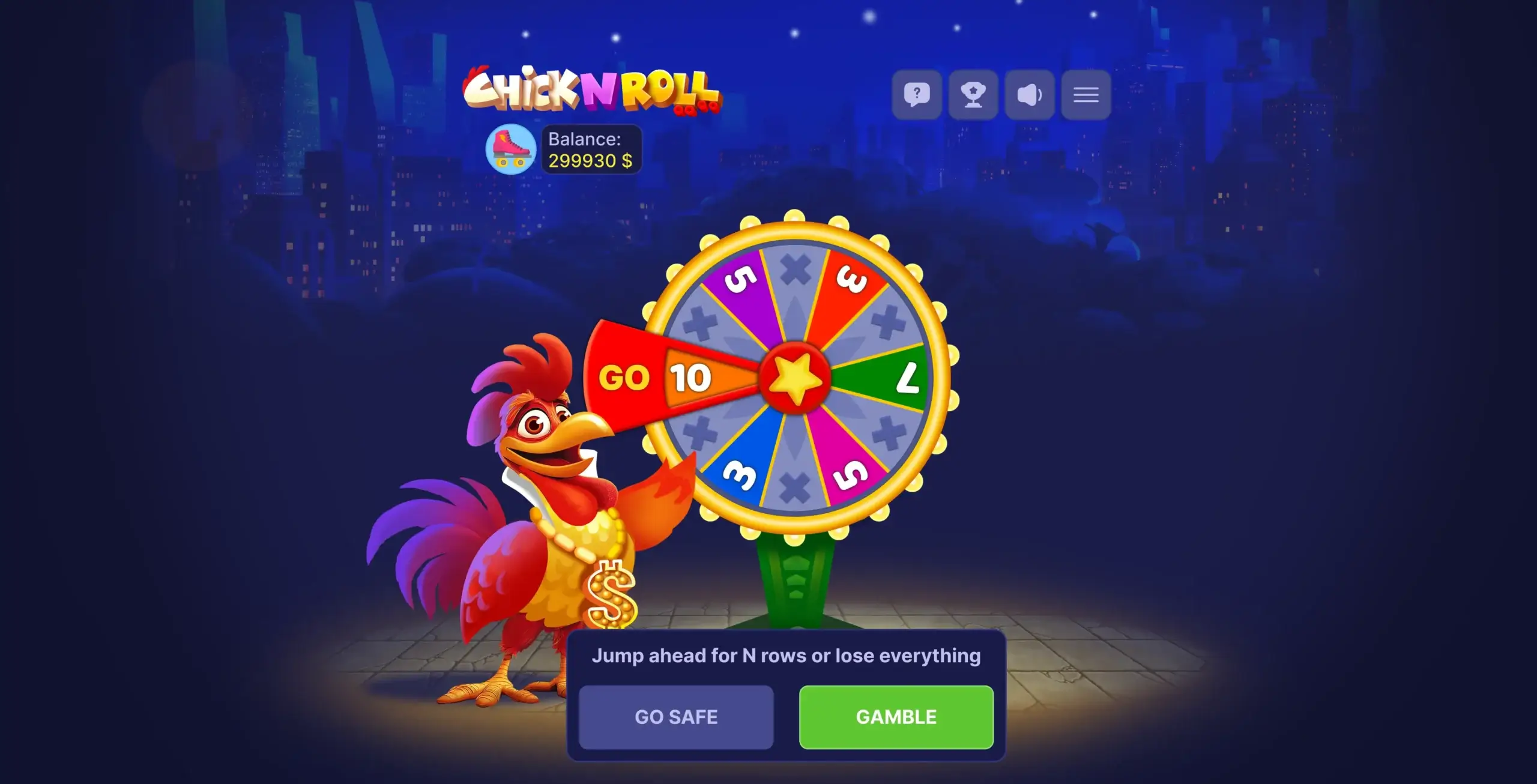 Chick'n'Roll Game Screenshot