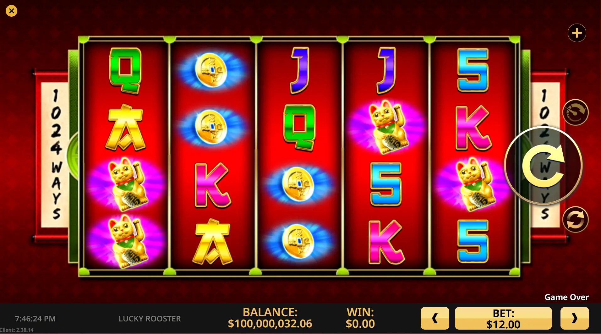 Lucky Rooster game screenshot