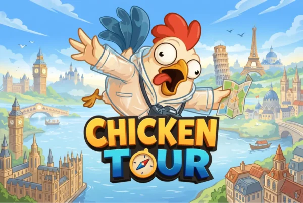 Chicken Tour by 100HP: 97% RTP, a $10,000 cap, and the question every step multiplier game has to answer