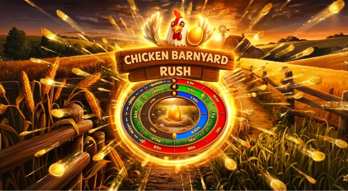 Chicken Barnyard Rush by GameTimeTec Game Banner