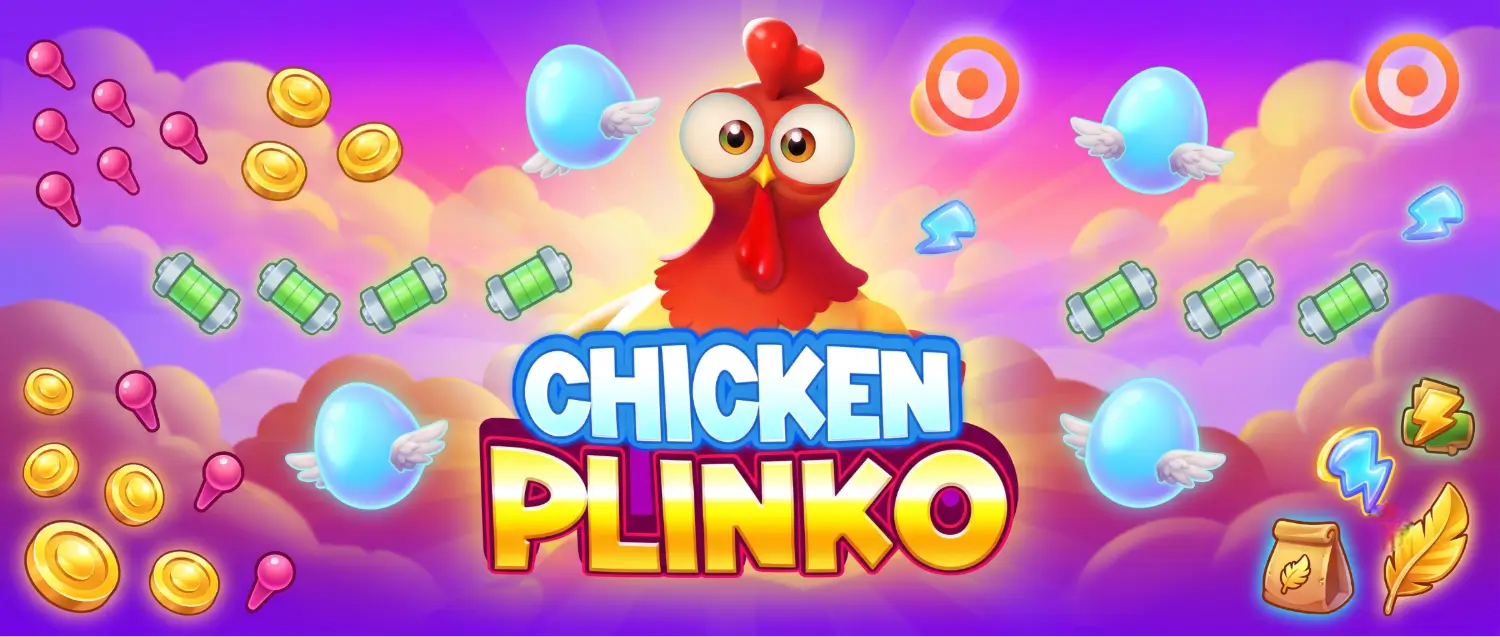 Chicken Plinko by Onlyplay Game Banner
